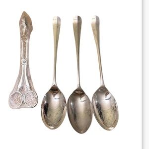 LEONARD ⭐️ SILVER PLATED serving utensils
